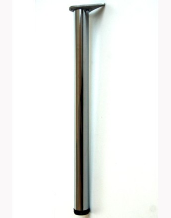 Adjustable table leg - chrome - 710, 820, 870