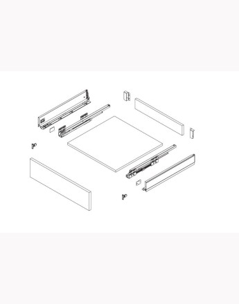 Ultra box - drawer system - 450mm cabinet depth