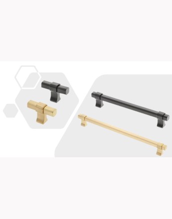 IMPERIAL - new modern, kitchen, bedroom, office cabinet door handle - 160mm, 192mm, 256mm, and knob