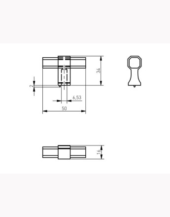 IMPERIAL - new modern, kitchen, bedroom, office cabinet door handle - 160mm, 256mm, and knob