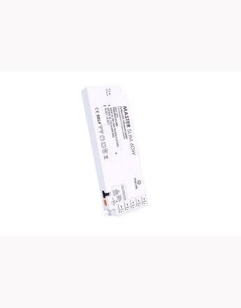 MASTER SLIM led click power supply - 12V, input 220-240VAC - 15W, 24W, 36W or 60W