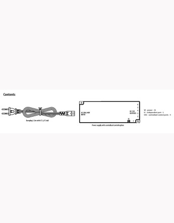 MASTER SLIM led click power supply - 12V, input 220-240VAC - 15W, 24W, 30W or 60W