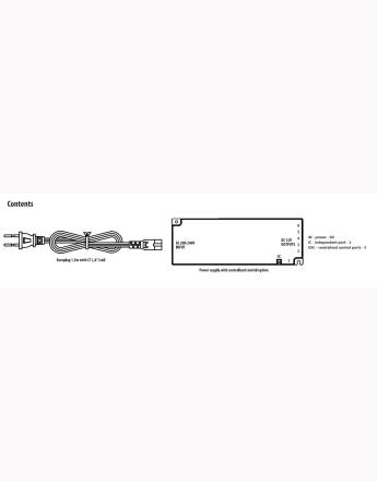 MASTER SLIM led click power supply - 12V, input 220-240VAC - 15W, 24W, 36W or 60W