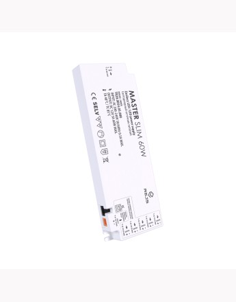 MASTER SLIM led click power supply - 12V, input 220-240VAC - 15W, 24W, 36W or 60W