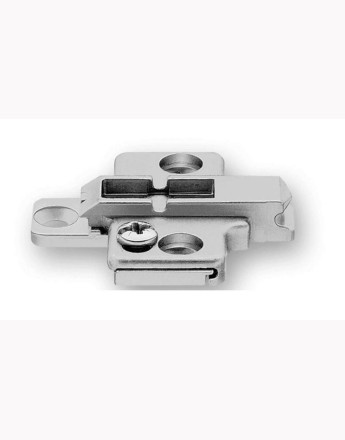 Blum 0mm two-piece wing plate, adj height, screw-on (175H7100) 