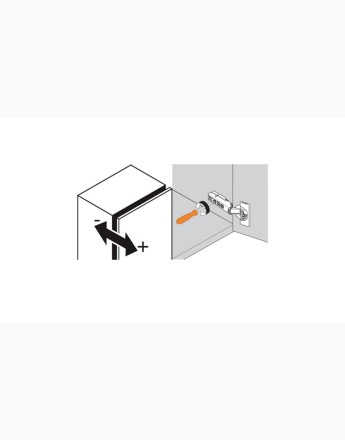 Blum 110° full overlay CLIP Top BLUMOTION hinge (71T3550) 