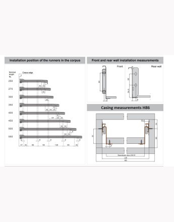 Metal drawer sides - metal box