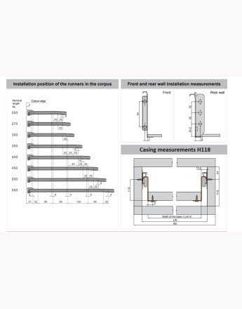 Metal drawer sides - metal box