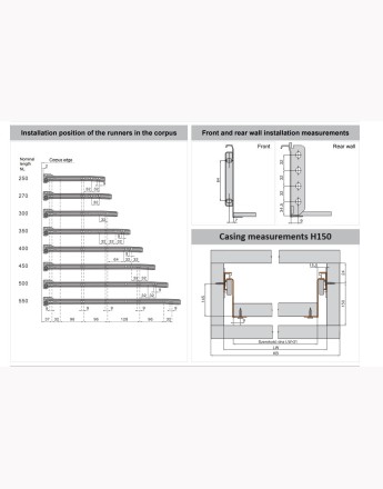 Metal drawer sides - metal box