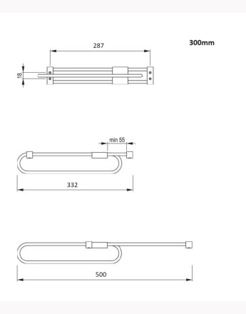 Pull out Clothes Hanger E50