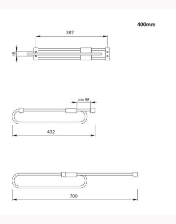 Pull out Clothes Hanger E50