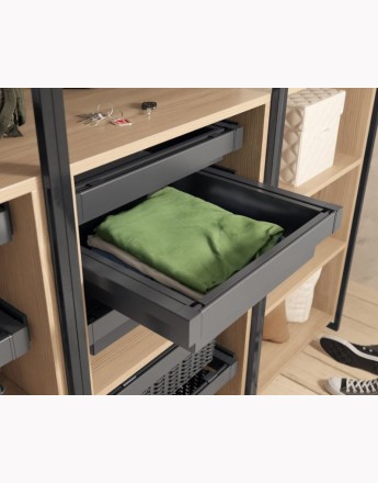Metal Elite baskets - wardrobe - practical - 600mm, 800mm, 900mm