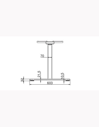 Futuro COMPACT adjustable by electric drive metal desk frame, height: 685-1180mm, width: 900-1200mm