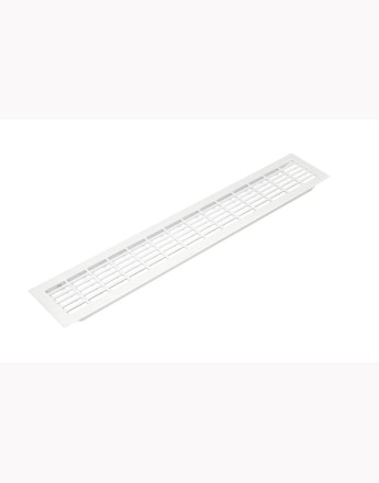 Aluminium vent grill kitchen plinth / worktop heat - aluminum, stainless steel, white, black, chrome, and gold