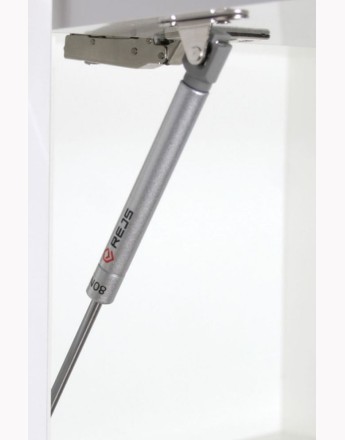 GAS STRUT (L-156) LID STAY CABINET DOOR HINGE SOFT OPEN/CLOSE + FIXINGS 50NM TO 80NM
