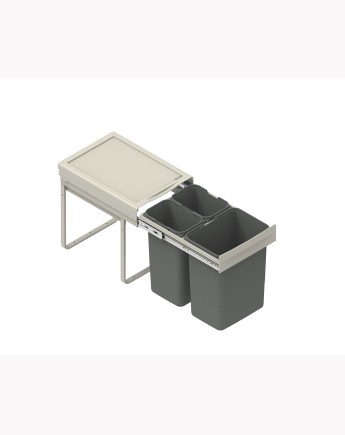 Kitchen waste bin - soft close - 400mm cabinet - 3...