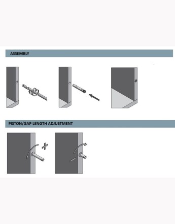 SALTO NOVA Push to Open magnetic door catch recessed touch release bumper for cabinets door